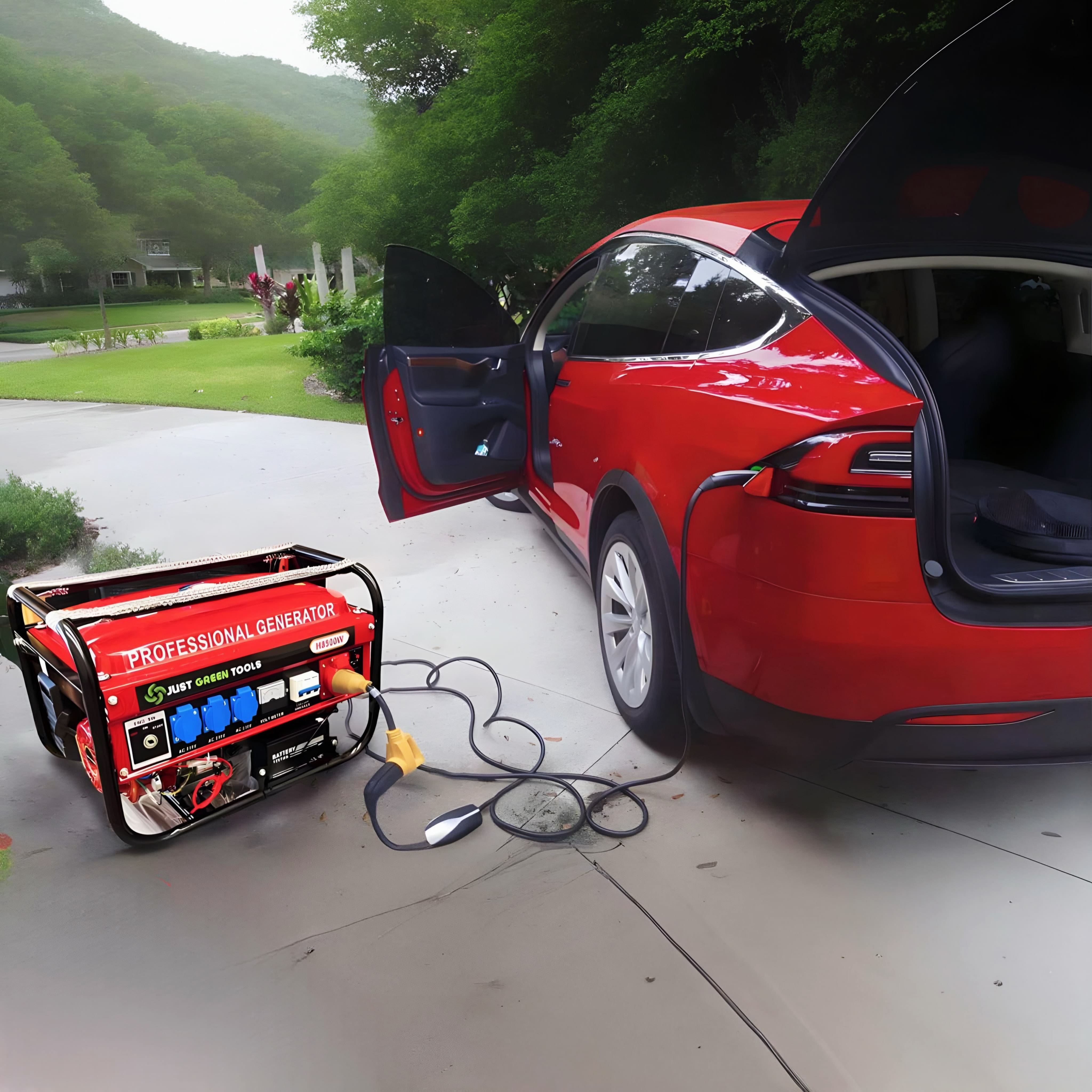 Generatore di Corrente H-8500W Avviamento Elettrico con Batteria