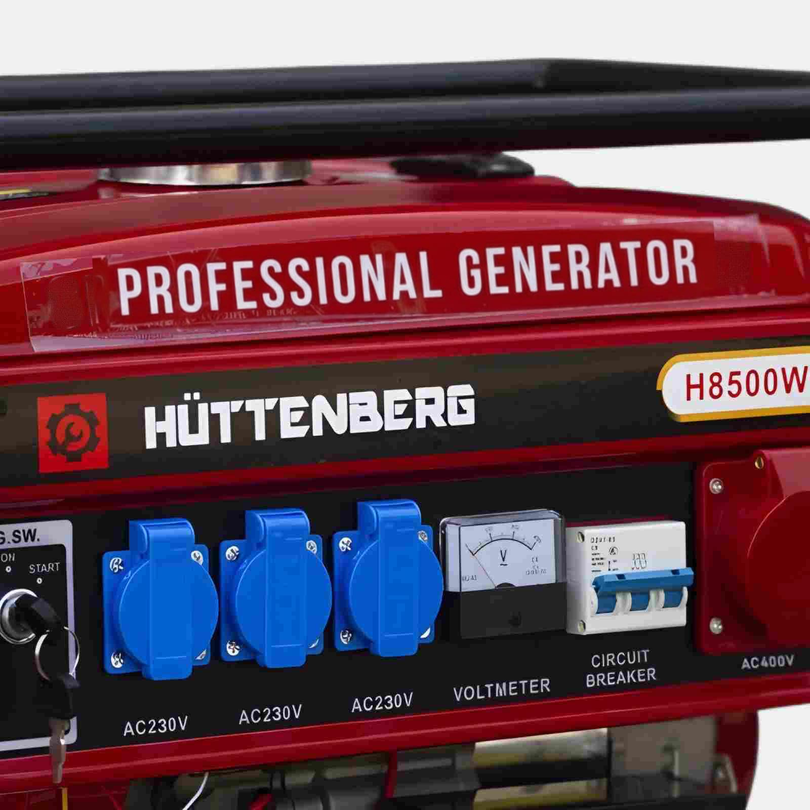 Generatore di Corrente H-8500W (220/380v) Con Chiave